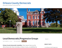 Tablet Screenshot of orleansdemocrats.com